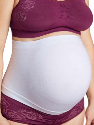 Пояс бесшовный для беременных женщин "ФЭСТ" размер (110) бежевый