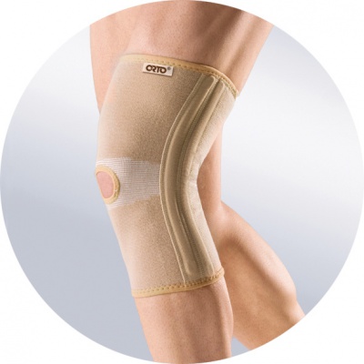 Бандаж ортопедический на коленный сустав с гибкими ребрами жесткости BKN 871 размер M